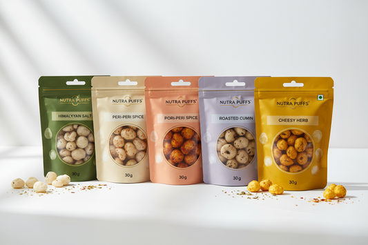 Flavored Makhana Trial Pack (30g x 4)