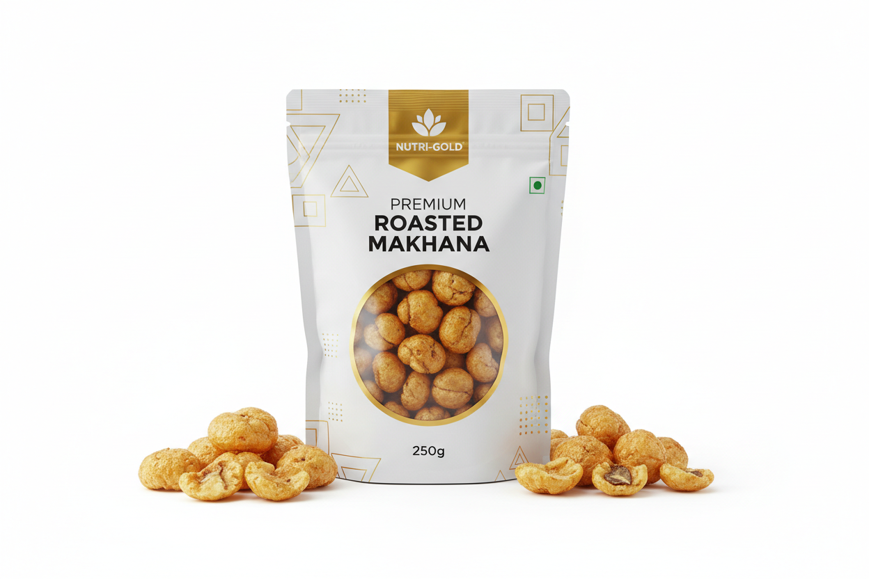 premium, makhana, roasted, 250g